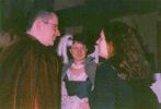 Ein Bild der Verhandlung zwischen Oldebor (Raulsmark, Oliver Baeck) und Rahjalyn Herlogan (Niederhoningen, S. Danne) �ber die Eheschliessung der Knappin in der Mitte mit einem Spross der Familie Raulsmark