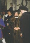 Unterhaltung zwischen Reichserzkanzler (Bj&ouml;rn Berghausen) und Reichserztruchsess (Frank Bartels)