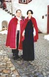 Gareth und Almada vereint, ein seltener Anblick: Burggraf Oldebor und Baronin Yanis