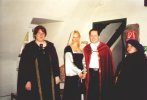 Die Baronin von Dergelstein, eine namentlich unbekannte Adlige, der Burggraf der Raulsmark und die darpatische Kanzlerin