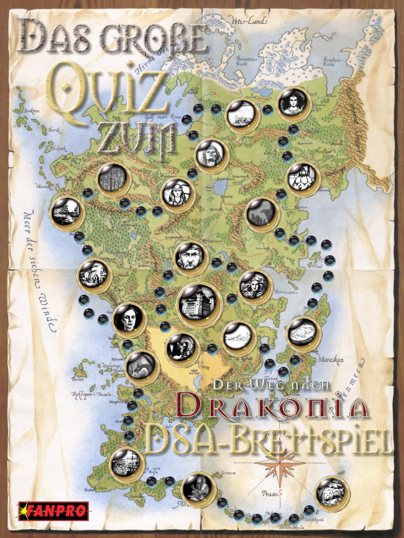 Das gro�e Quiz zum 'Der Weg nach Drakonia' DSA-Brettspiel